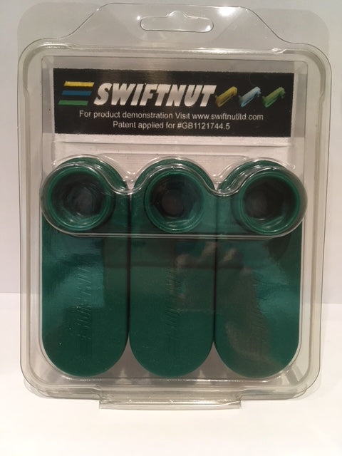SWIFTNUT Nut-Runners, Pack of 3 - for 3/8 Inch UNC Nuts