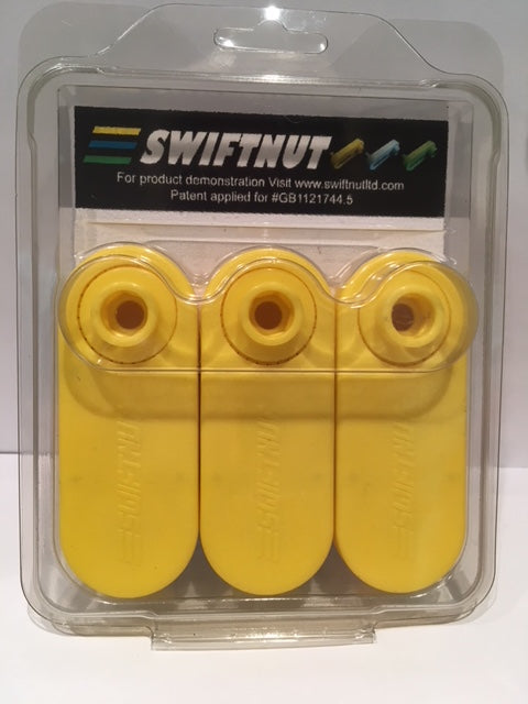 SWIFTNUT Nut-Runners, Pack of 3 - for 6mm (M6) Nuts